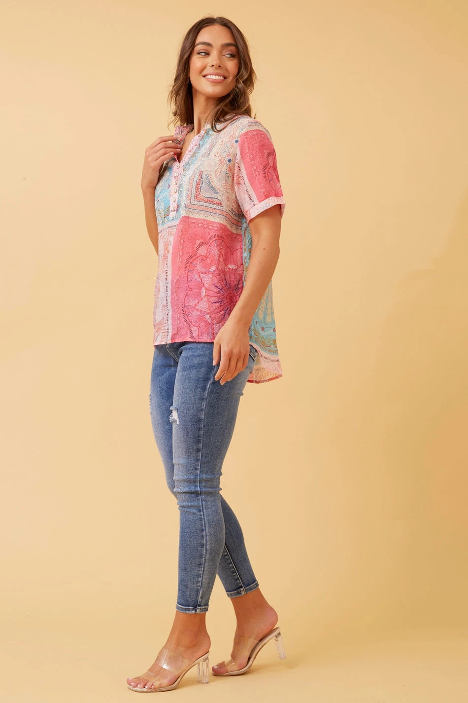 ARCHANA PATCHWORK BOHO TOP - Image 6