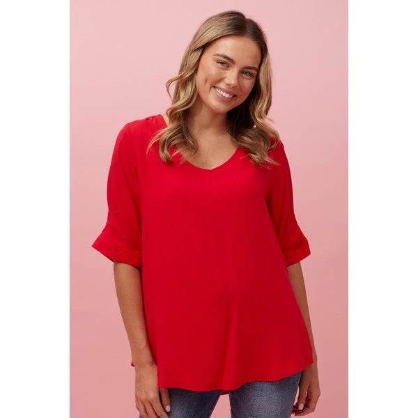 KENDRA BUTTON DETAIL TOP - Image 14