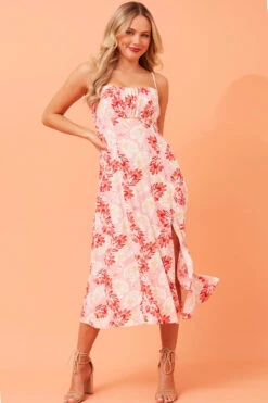 CHANTELLE FLORAL MIDI DRESS