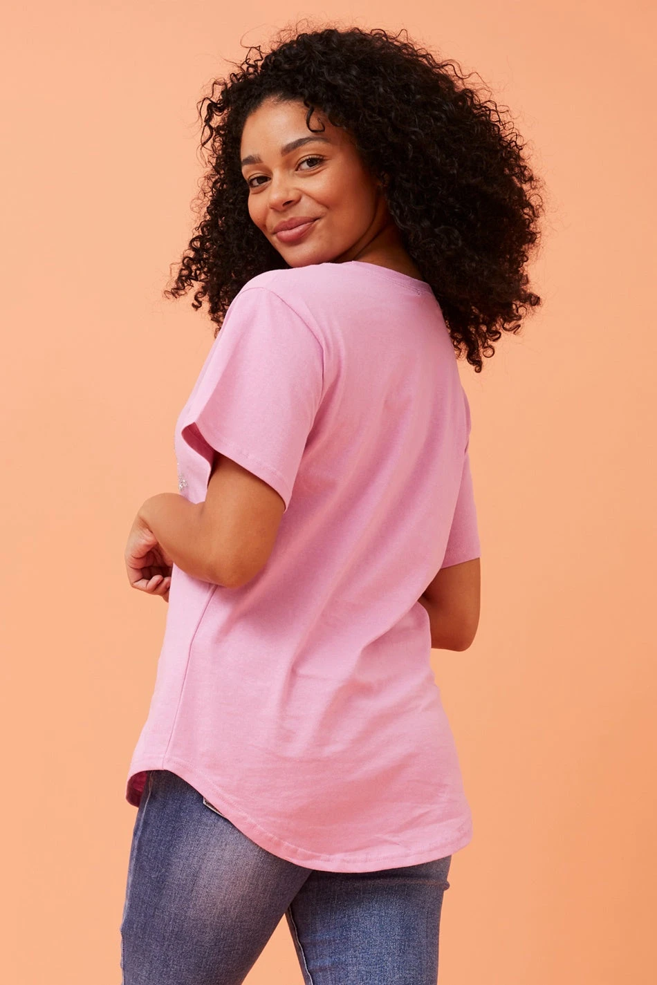 BINDI EMBELLISHED GRAPHIC PRINT TOP - Image 7