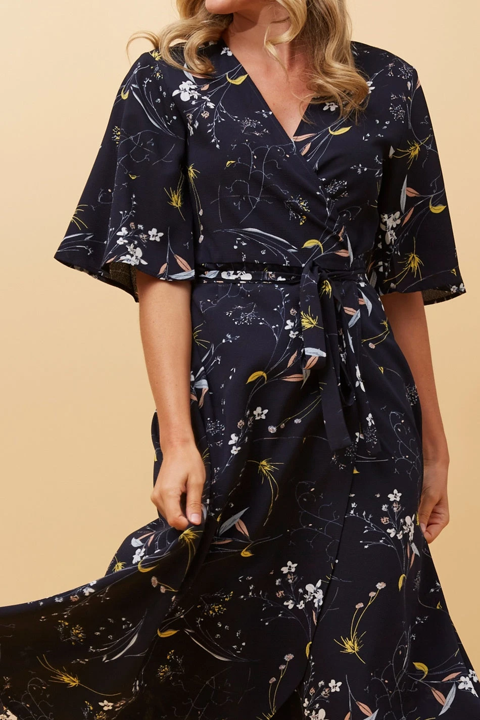 AVALON FLORAL WRAP DRESS - Image 2