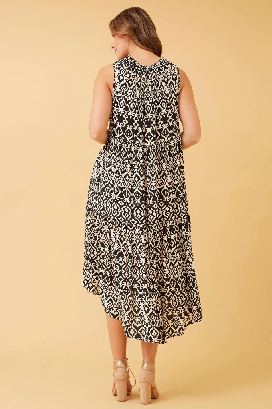 DREW TIERED TRAPEZE DRESS - Image 2