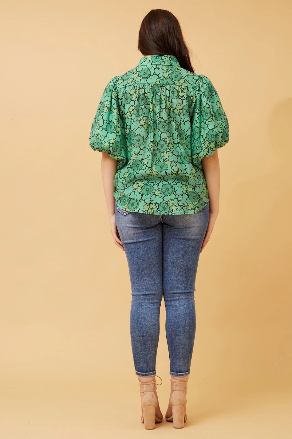 WILKIE PUFF SLEEVE FLORAL SHIRT - Image 7