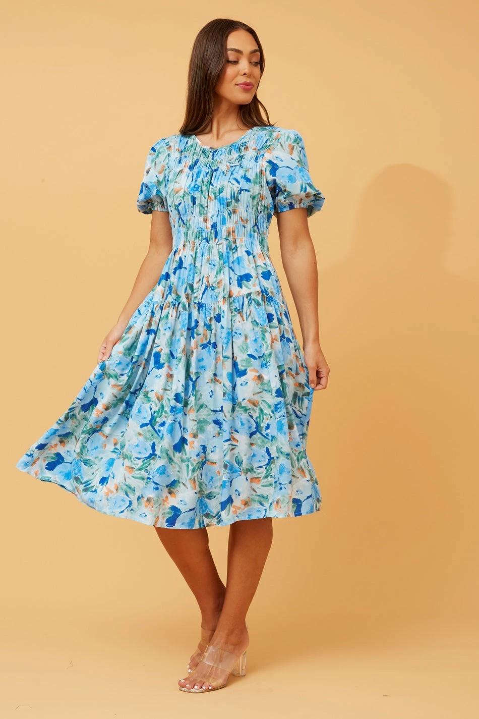 SIREN FLORAL MIDI DRESS - Image 5