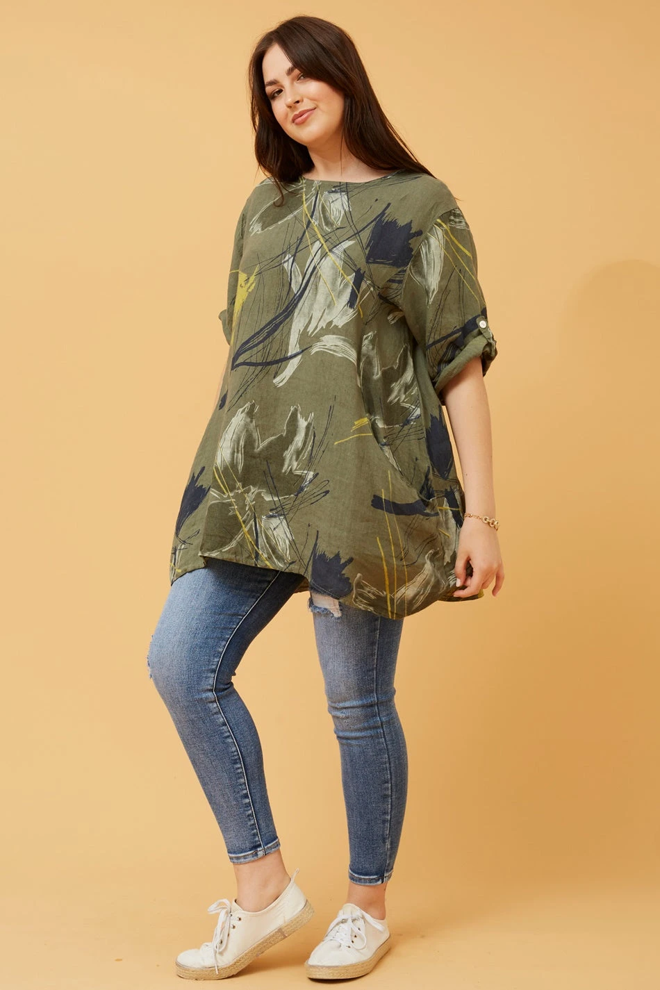 CIA FLORAL LINEN TOP - Image 10