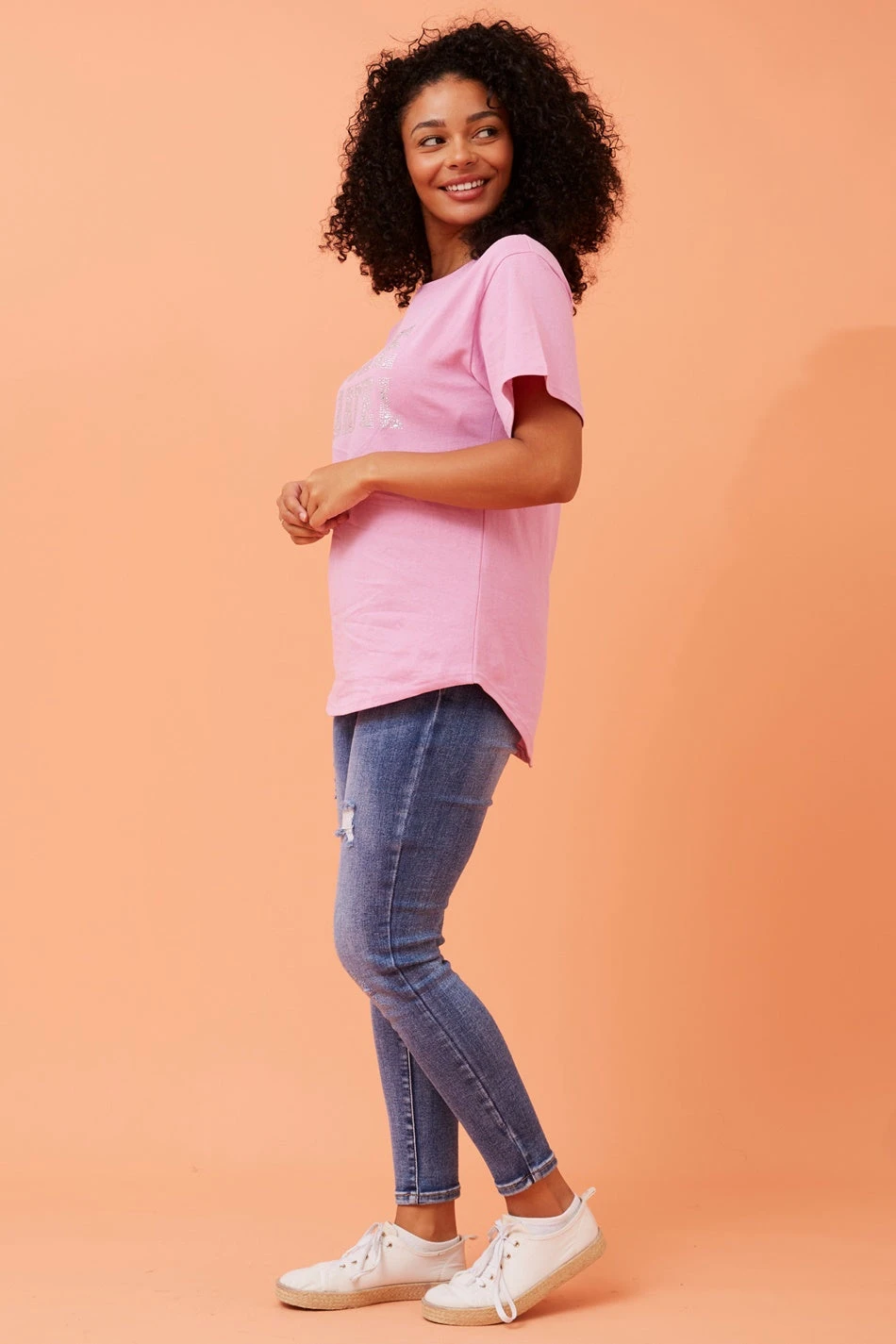 BINDI EMBELLISHED GRAPHIC PRINT TOP - Image 6