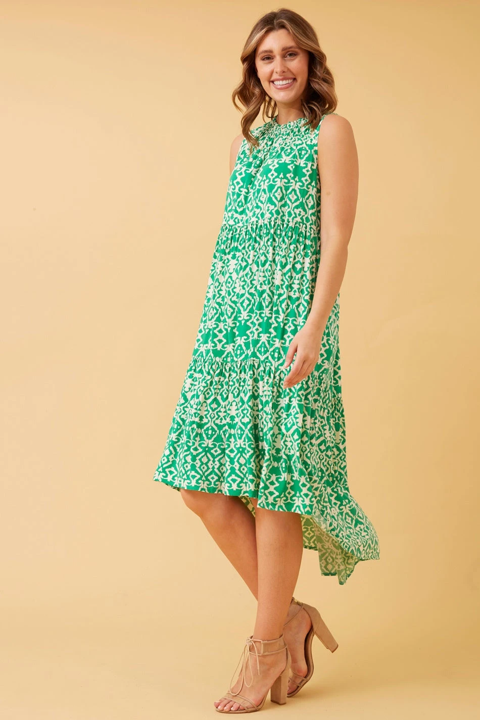 DREW TIERED TRAPEZE DRESS - Image 6