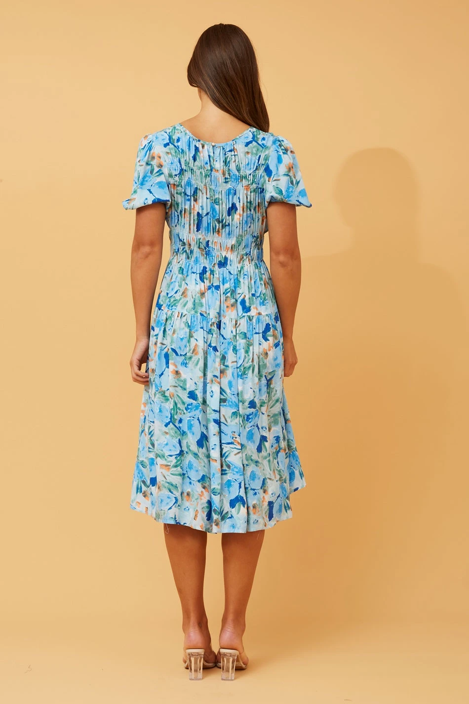 SIREN FLORAL MIDI DRESS - Image 6