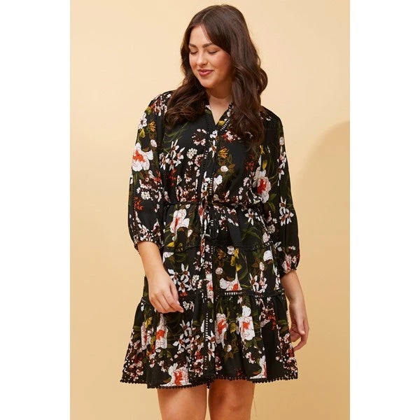 JEANIE FLORAL BOHO SHORT DRESS - Image 9
