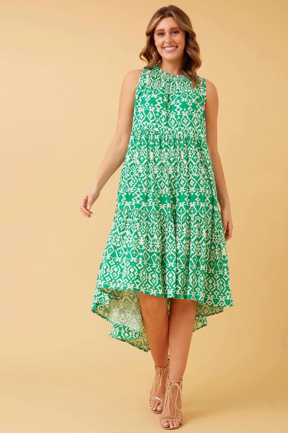 DREW TIERED TRAPEZE DRESS - Image 3