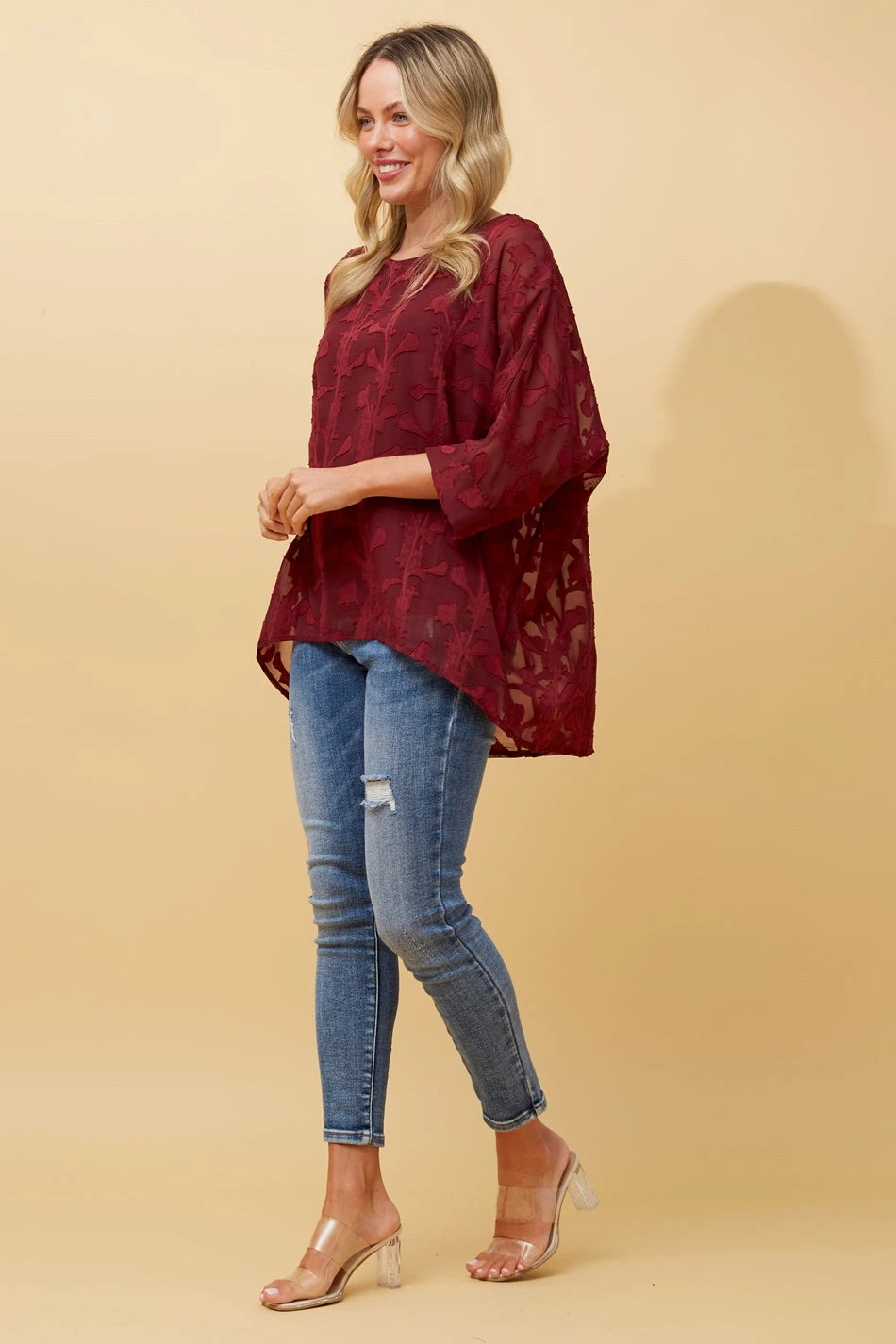 Stella ABBY BURNOUT TOP - Image 2