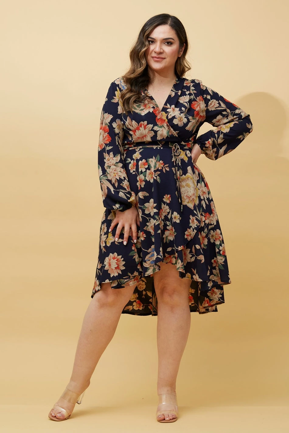 WILLOW FLORAL WRAP DRESS - Image 4