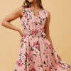 CITY FLORAL SKATER DRESS
