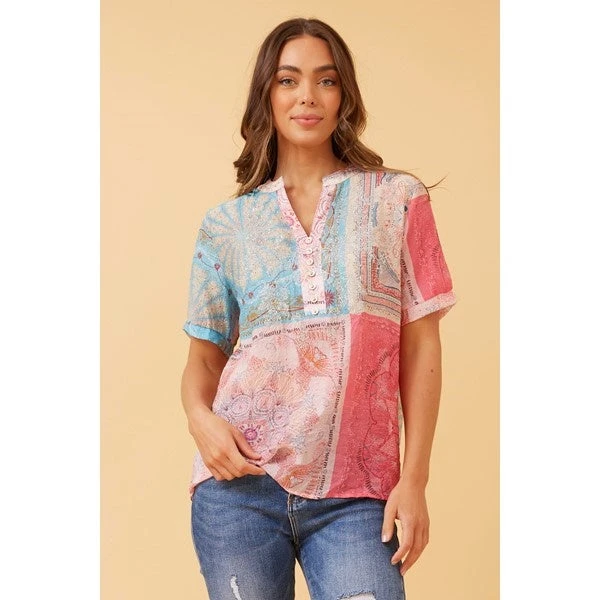 ARCHANA PATCHWORK BOHO TOP - Image 8
