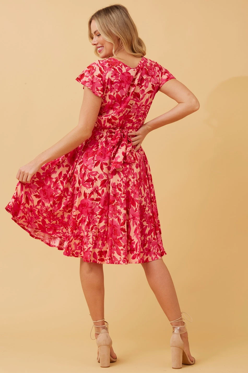 PASADENA FLORAL SHORT DRESS - Image 7