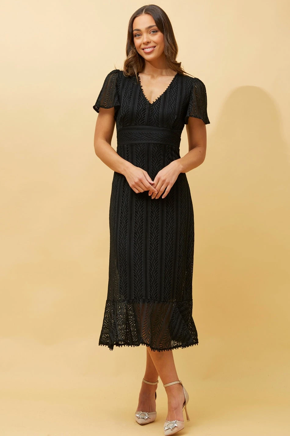GODIVA LACE MIDI DRESS - Image 3