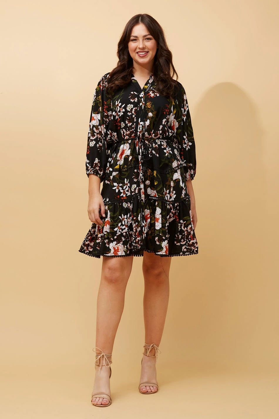 JEANIE FLORAL BOHO SHORT DRESS - Image 4