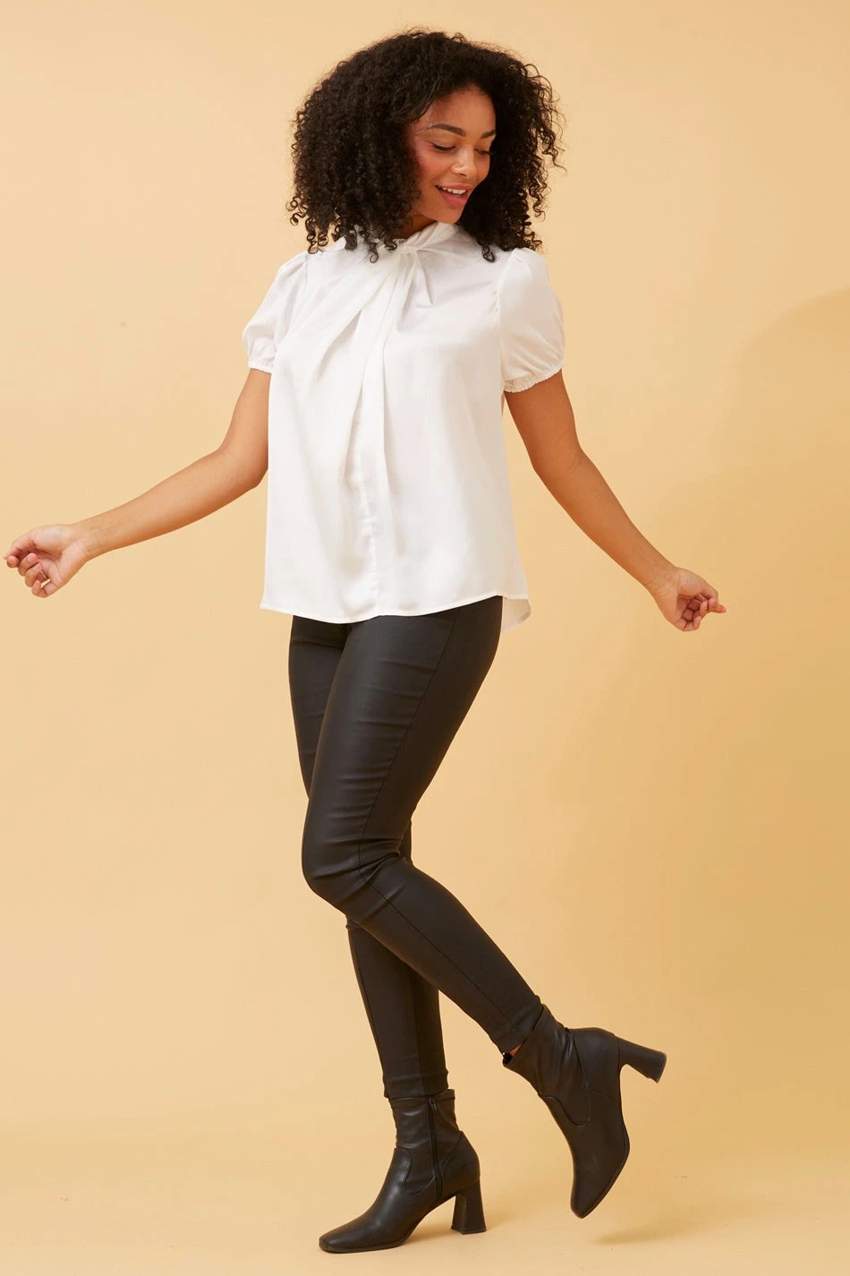 ANNE SATIN TOP - Image 9