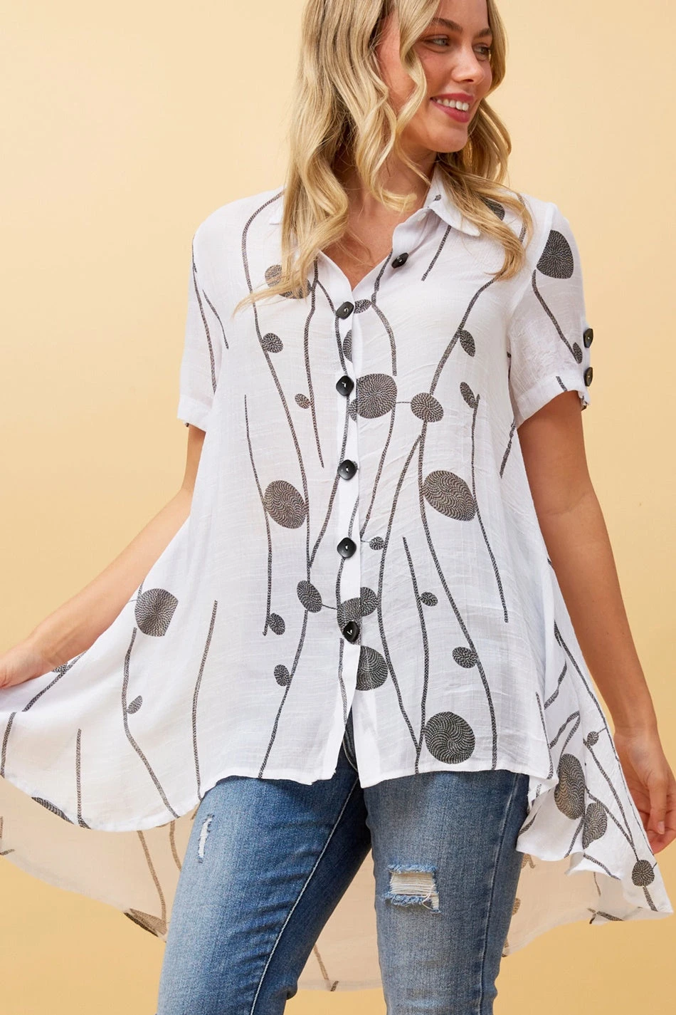 TRISH HI LOW HEM TUNIC - Image 5