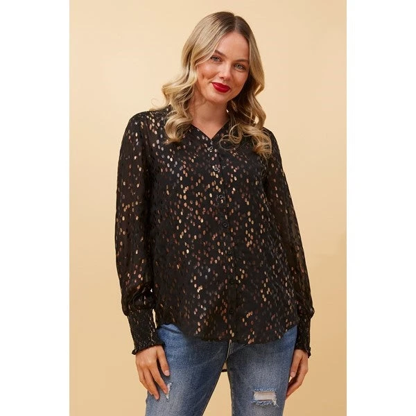 ROMITA FOIL PRINT BLOUSE - Image 8