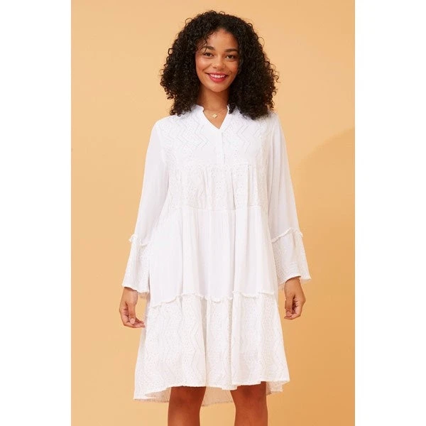 RENUKA SEQUIN DETAIL TIERED DRESS - Image 8