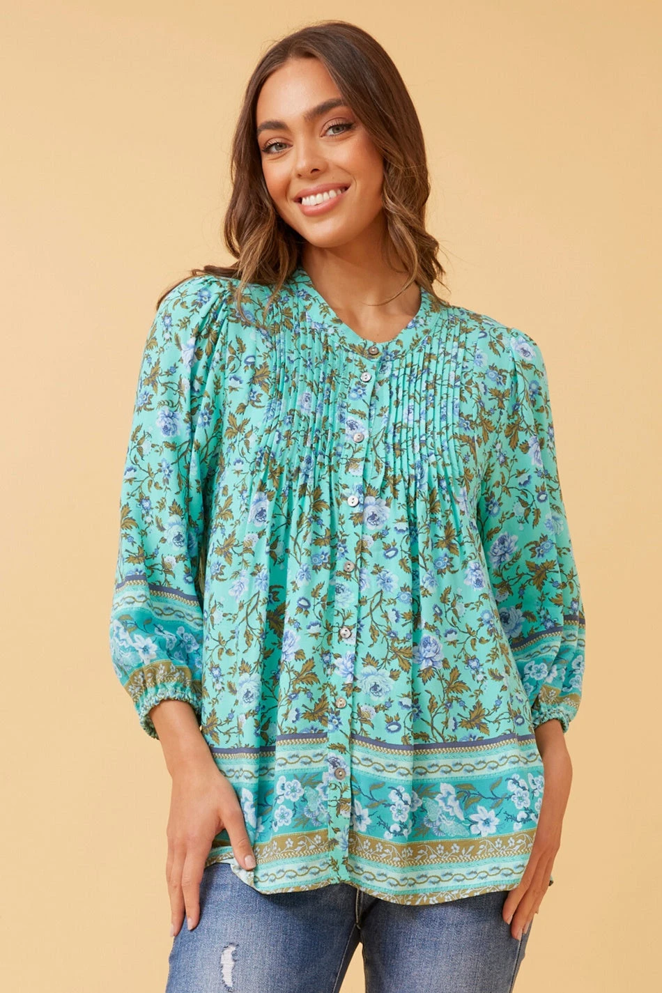 LYNDEN FLORAL BOHO TOP - Image 3