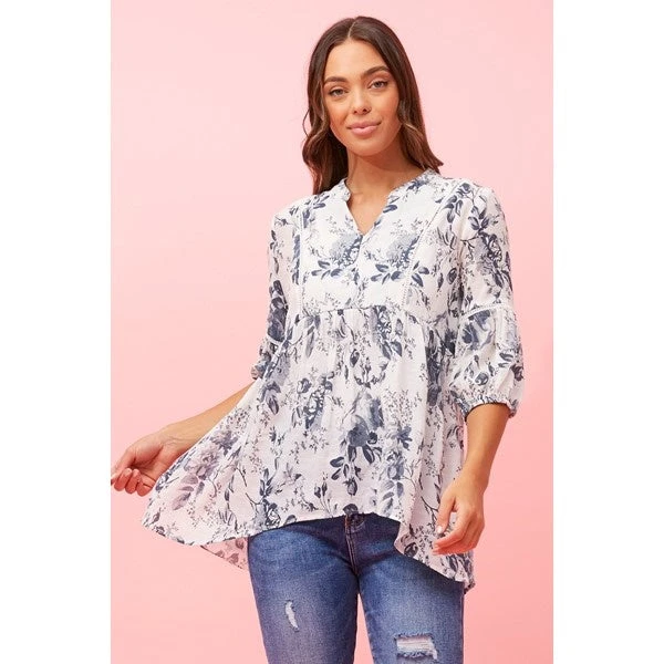 BRANDI FLORAL PRINT TOP - Image 8