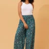 DOVER FLARED PAISLEY PRINT PANTS