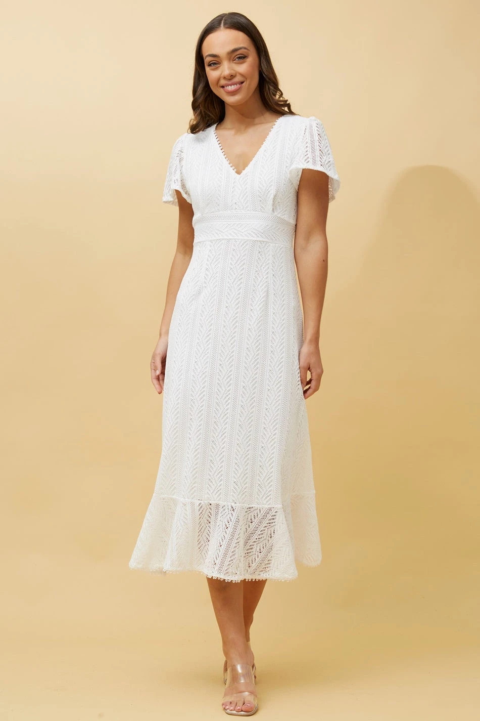GODIVA LACE MIDI DRESS - Image 7