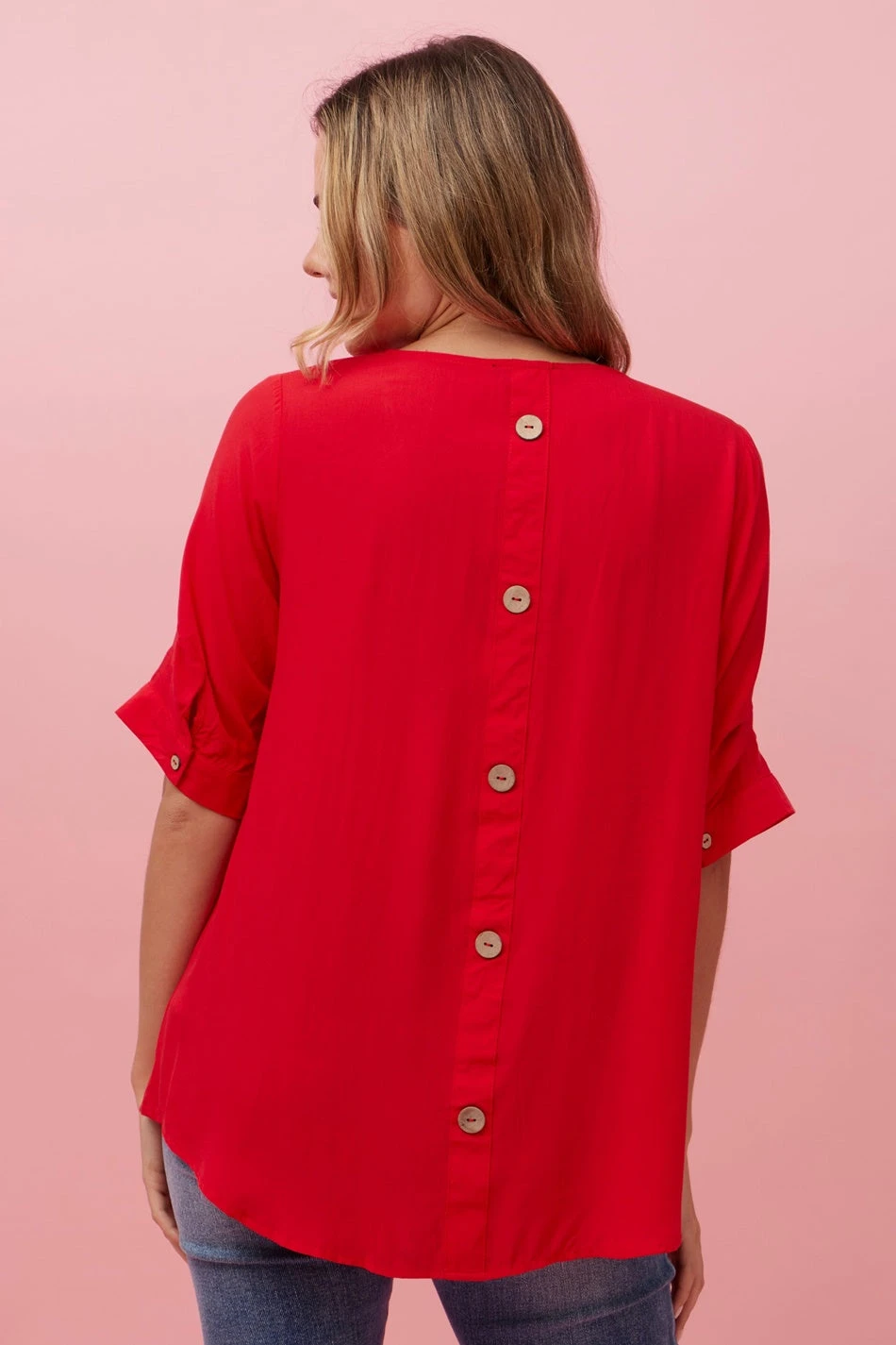 KENDRA BUTTON DETAIL TOP - Image 12