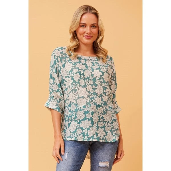 TARA FLORAL TOPtop - Image 7
