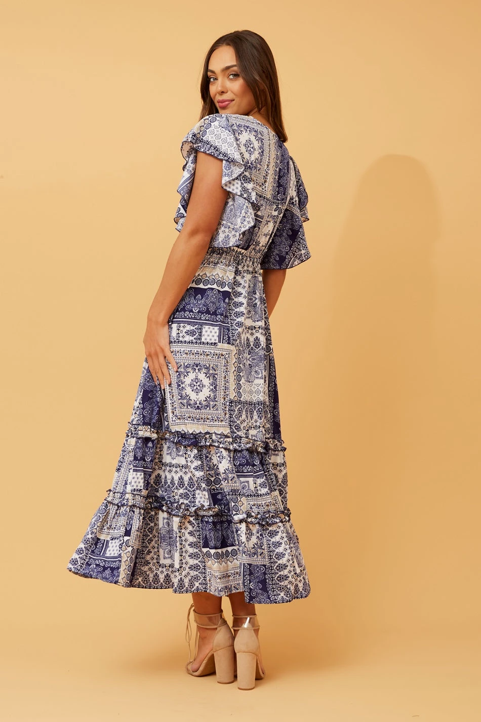 GEMALLA PATCHWORK BOHO MAXI DRESS - Image 8