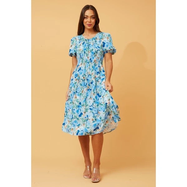 SIREN FLORAL MIDI DRESS - Image 7
