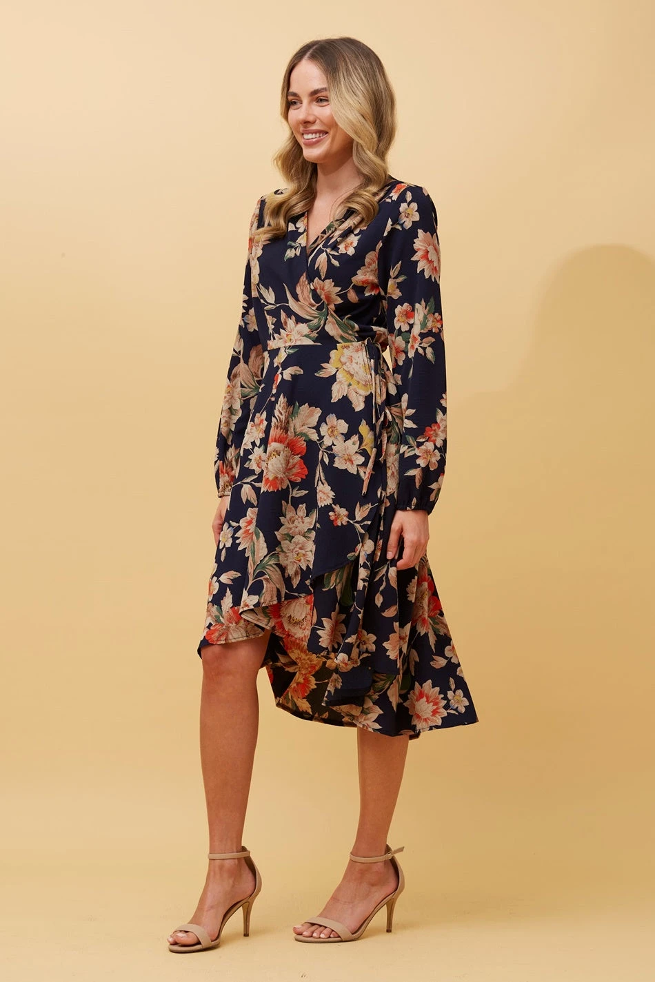 WILLOW FLORAL WRAP DRESS - Image 6