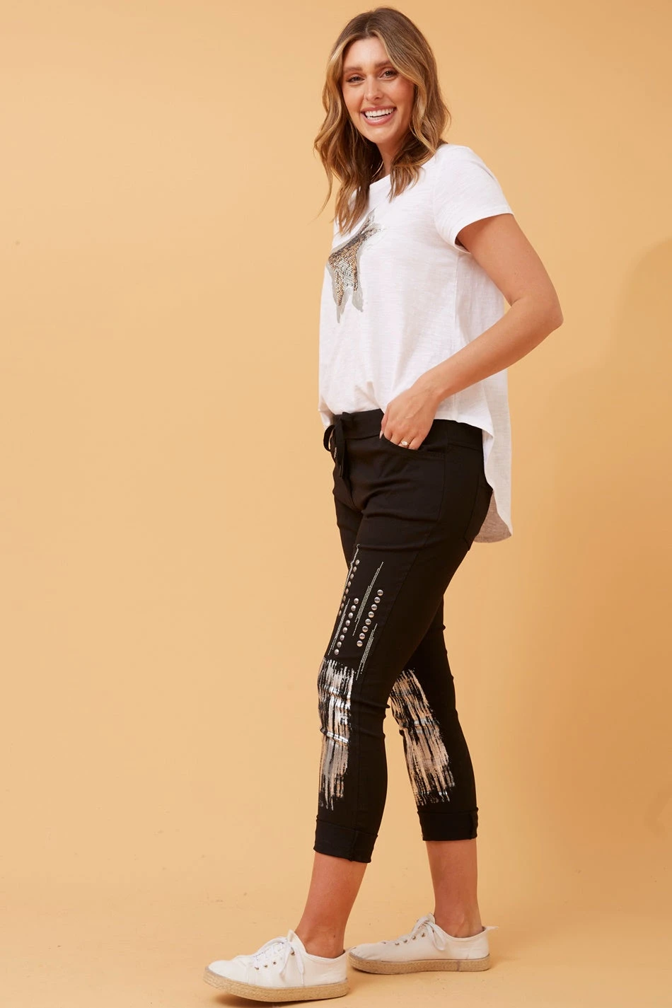 JANJA EMBELLISHED JOGGERS - Image 5