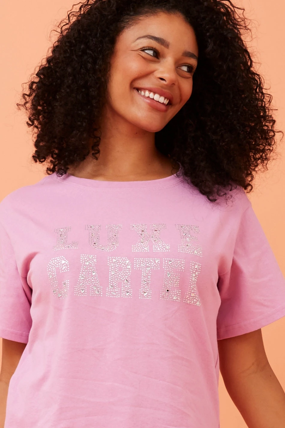 BINDI EMBELLISHED GRAPHIC PRINT TOP - Image 2