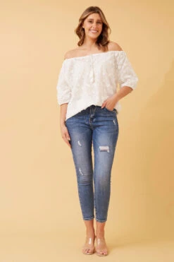 MARLENE FLORAL LACE TOP