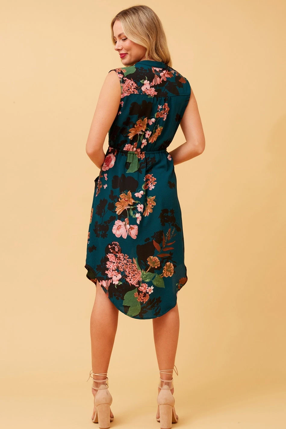 AMY FLORAL ZIP FRONT DRESS - Image 7