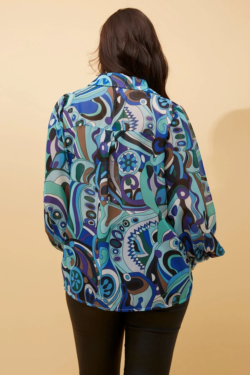 BELLE LONG BALLOON SLEEVE SHIRT - Image 7