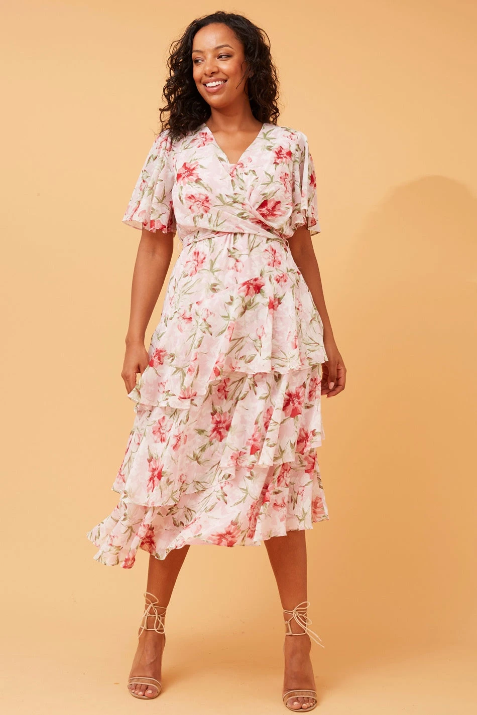 WINDSOR FLORAL MIDI DRESS - Image 4