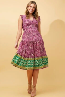 KIRAN FLORAL BOHO DRESS