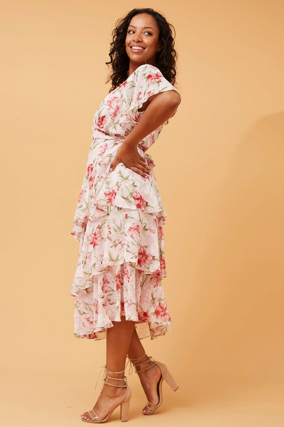 WINDSOR FLORAL MIDI DRESS - Image 2