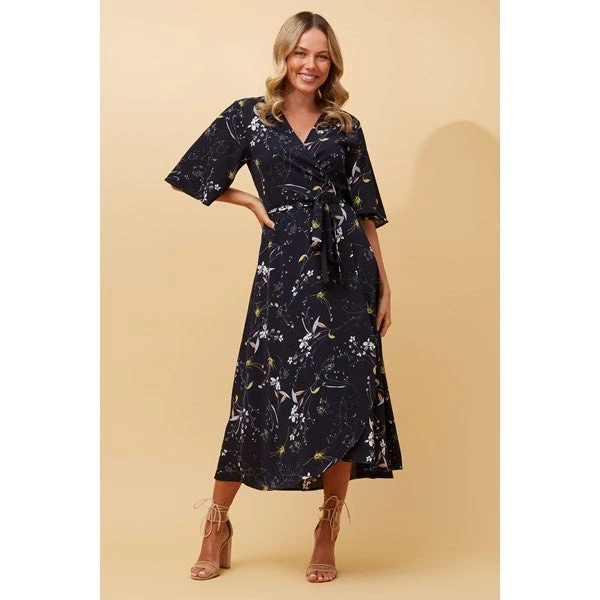 AVALON FLORAL WRAP DRESS - Image 8