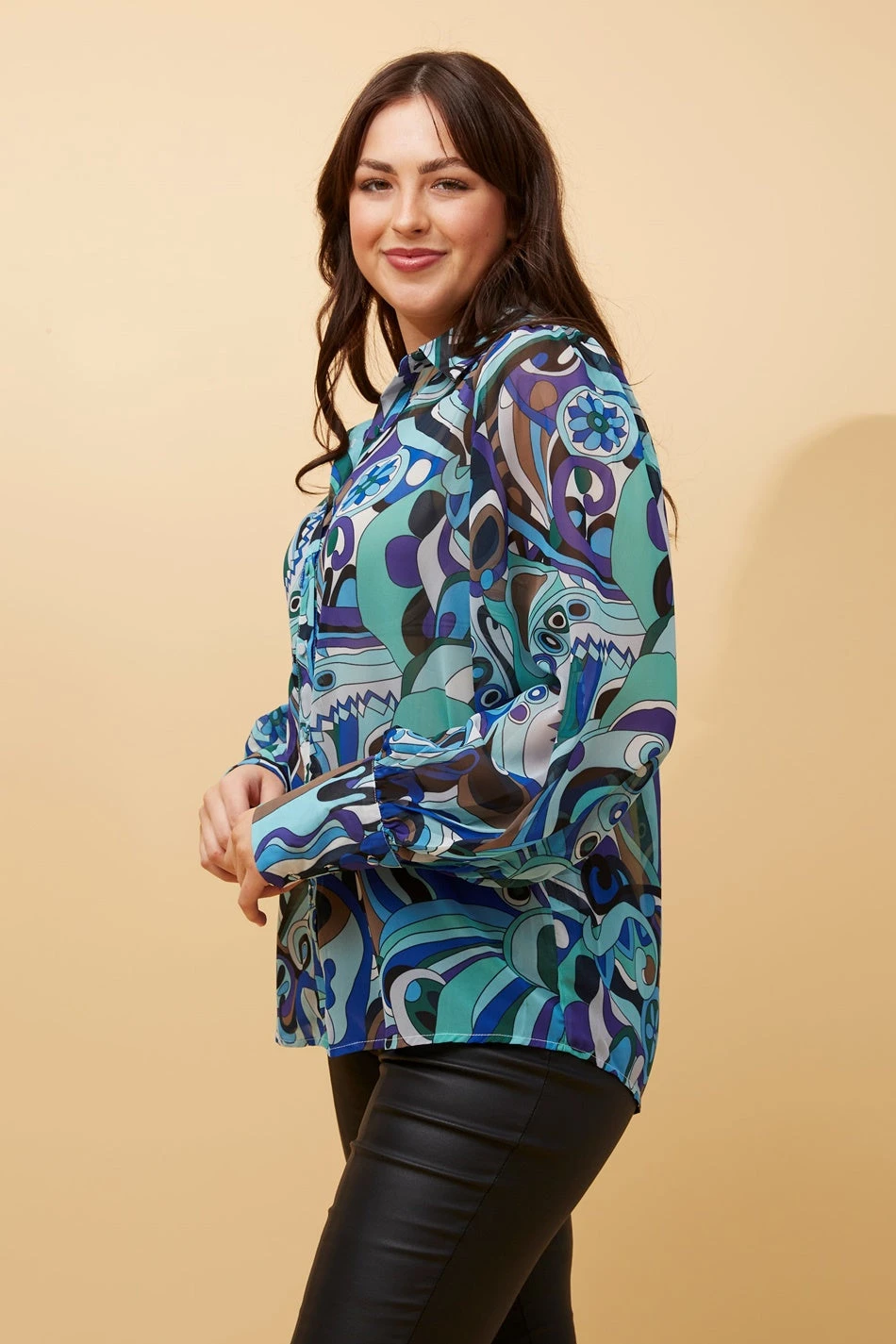 BELLE LONG BALLOON SLEEVE SHIRT - Image 6