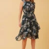 LOLA FLORAL MIDI DRESS