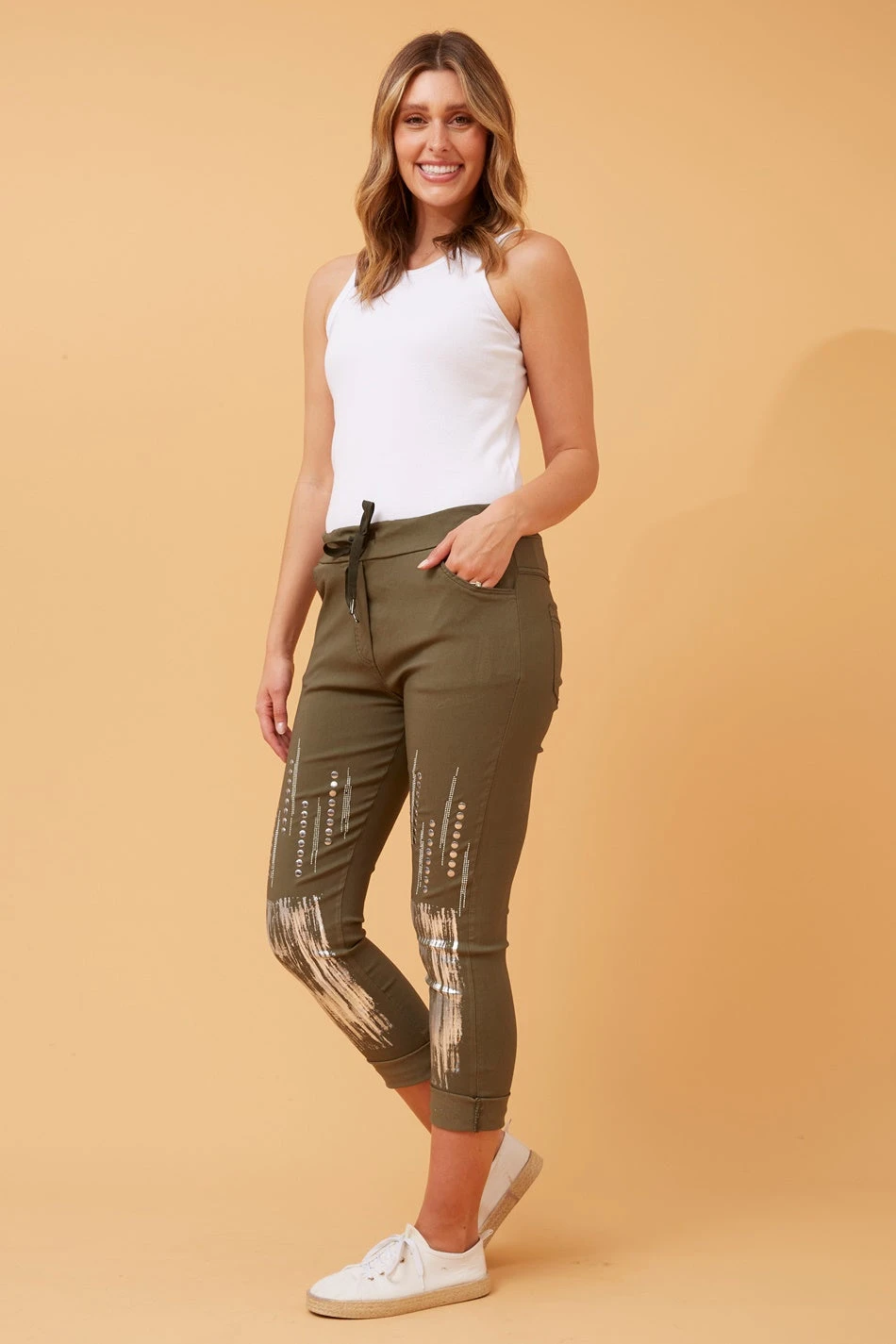 JANJA EMBELLISHED JOGGERS - Image 9