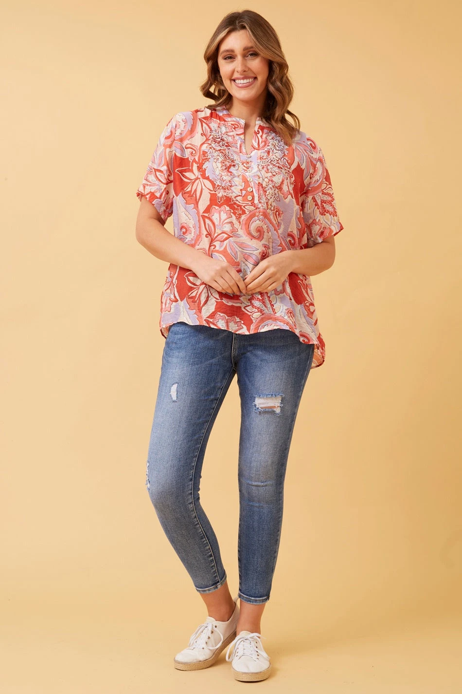 ARCHANA FLORAL BOHO TOP - Image 2