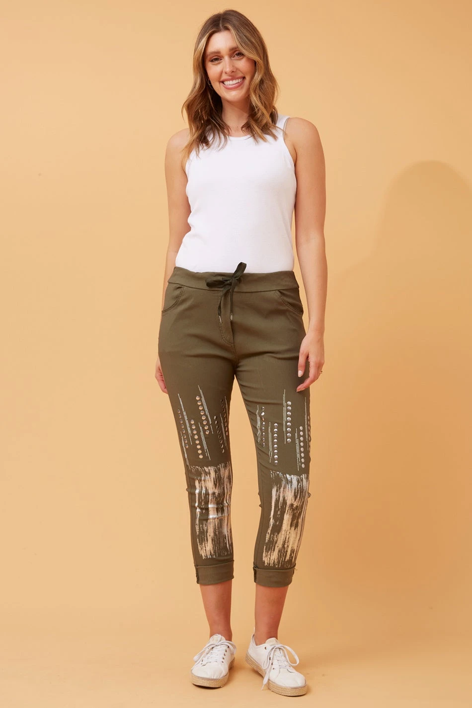 JANJA EMBELLISHED JOGGERS - Image 8
