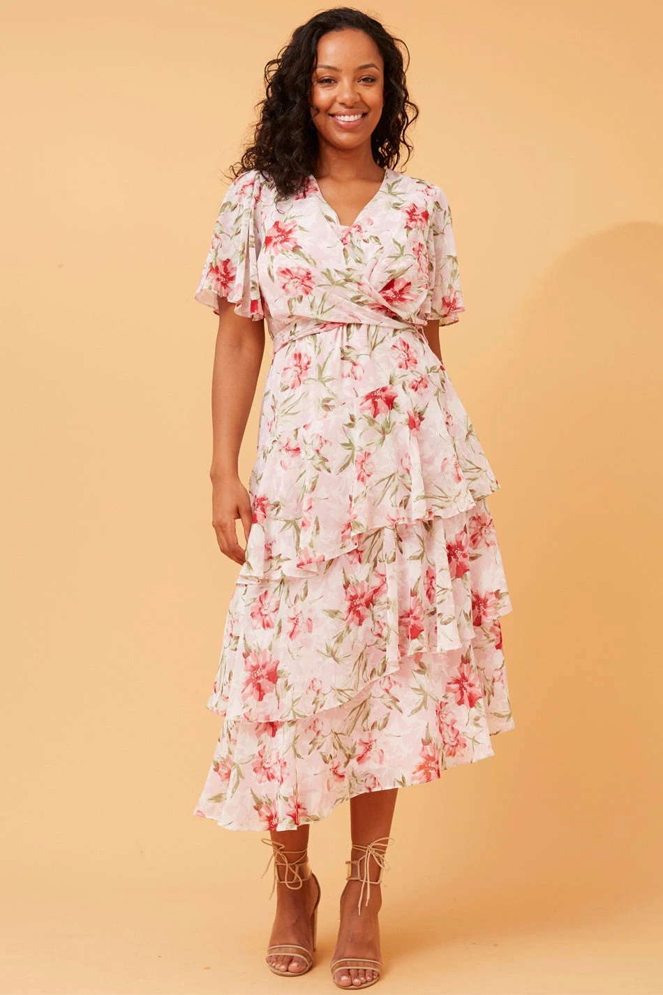 WINDSOR FLORAL MIDI DRESS - Image 3
