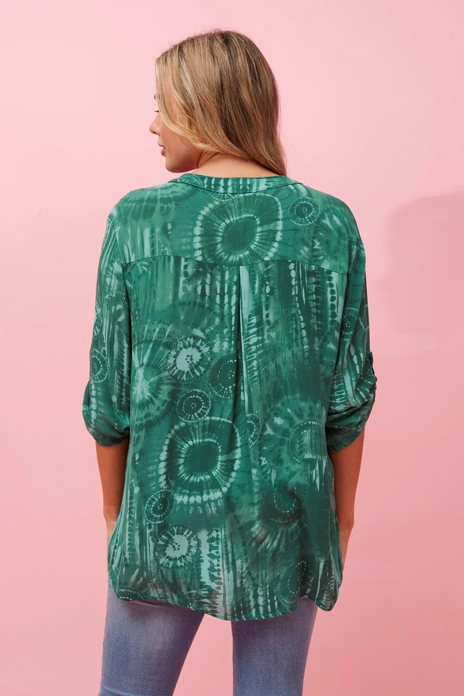 ROSETTA SEQUIN TIE DYE DETAIL TOP - Image 7